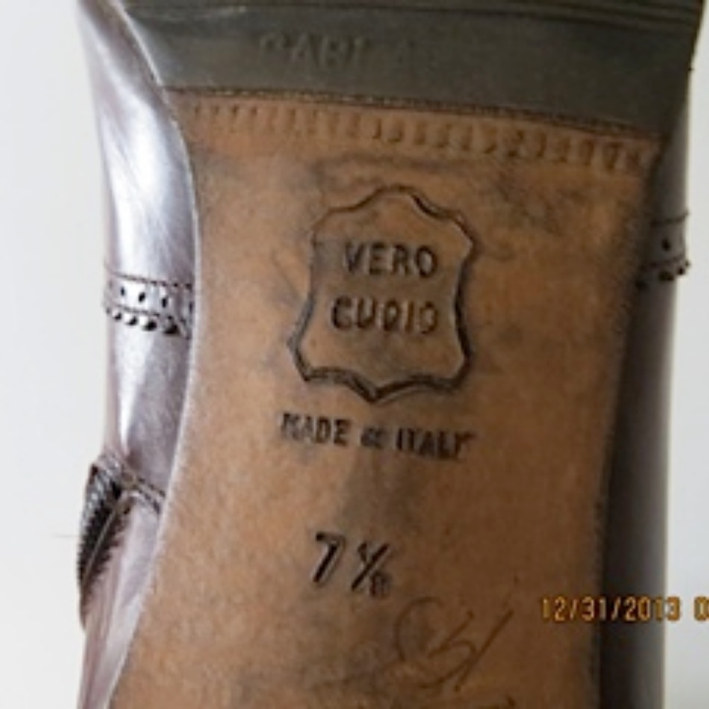 Salvatore Ferragamo cognac tall boots - Picture 4 of 4